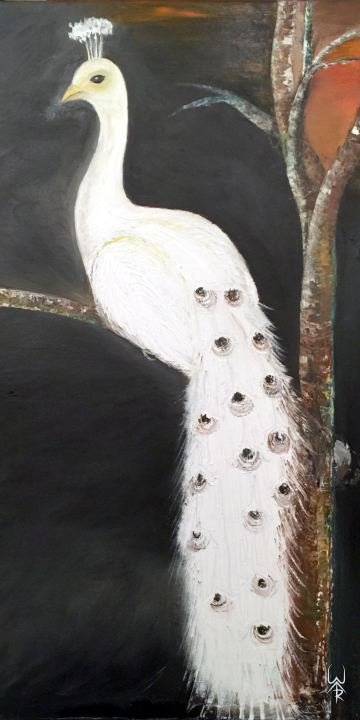 White Peacock – Lukisan karya Wirani